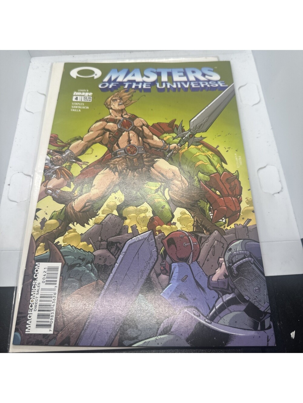 MASTERS OF THE UNIVERSE #4 VARIANT Cover IMAGE COMICS FEBRUARY 2003 Newstand